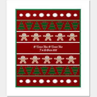 O Crisis Tree Funny COVID Christmas Sweater Posters and Art